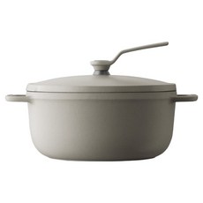 VERMICULAR 電磁爐烤箱兩用 Premium 霧面鑄鐵鍋, 18cm, 亞麻米色, 1個