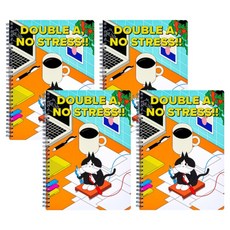 Double A No Stress Japhy 筆記本 B5, 4個, 薄荷