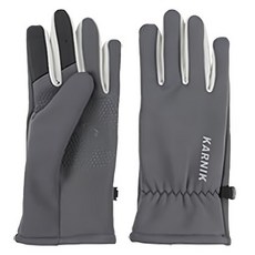 Karnik 修身運動手套雙手組, 灰色, 1套
