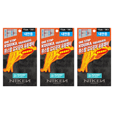 NIKEN 單次拋投式墨魚活釣釣組 近海用, 5個, 3入