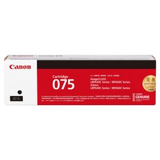 캐논 CRG-075BK 정품 토너, 1개, Black