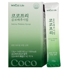 WHOLE Life Coco Free 雪見草糖漿 14入, 182ml, 1個