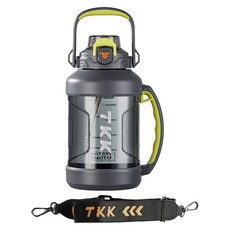 TKK 撼路者大容量水壺 Tritan 附背帶, 1個, 岩石灰