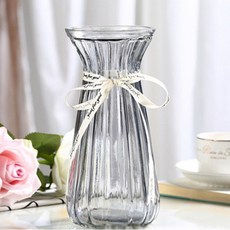 Sunbit 緞帶點綴玻璃花瓶, 灰色