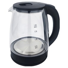 유리 무선 전기주전자 블랙 1.8L, KLEK-180GB