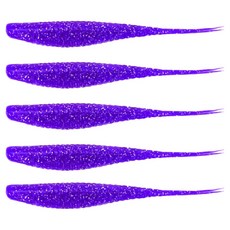다미끼 아머쉐드 대광어 웜 루어 175mm 5p, 420 PURPLE SILVER, 1개, 97.5g
