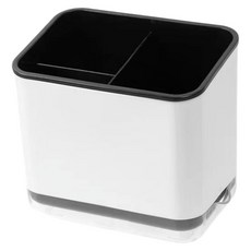 쿠쏘 심플 물빠짐 수저통, A 블랙, 1개