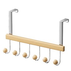 Ttabongoppa 門掛式自然風室內收納掛鉤 JNHA2312, 棕色, 1個