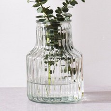 晨光透明玻璃質感室內裝飾花瓶, 條紋