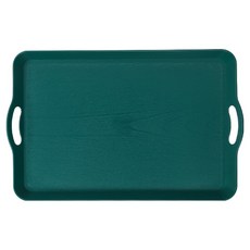 온 라이프 손이 편한 이지그립 핸들 다용도 쟁반, 그린, 1개