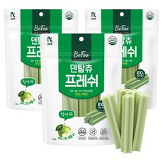 베푸 강아지 덴탈츄 프레쉬 껌, 3개, 180g, 청사과맛
