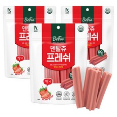 베푸 강아지 덴탈츄 프레쉬 껌, 3개, 180g, 딸기맛