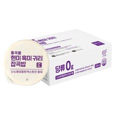 한채원 난소화성 식이섬유 통곡물 현미 흑미 귀리 잡곡밥, 24개, 180g