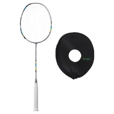 YONEX NANOFLARE 700 PLAY BG80 26 已穿線羽球拍 銀色 4U 含拍頭套, 1個, NFL-700PL