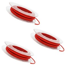 싸파 컬러 열 수축고무 튜브 자작채비용 2mm CRUR-002, 레드, 3개