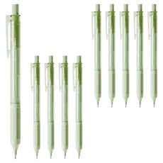 Tombow 蜻蜓牌 MONO MONOGRAPH Light 自動鉛筆 粉彩玻璃綠, 10個, 0.5mm