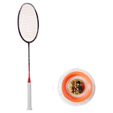 Kawasaki Yu Jin Galaxy 紫色球拍 + Archer Pro 橘色球線套組, 1套, ARCHER PRO>紫色(球拍), 橘色(球線)