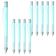 Tombow 蜻蜓牌 MONO MONO graph 粉彩自動鉛筆 冰藍色, 0.5mm, 10個