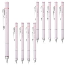 Tombow 蜻蜓牌 MONO MONOgraph 握感自動鉛筆 紫色, 0.5mm, 10個