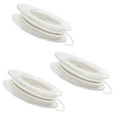 싸파 컬러 열 수축고무 튜브 자작채비용 2mm CRUW-002, 화이트, 3개