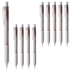 Tombow 蜻蜓牌 MONO MONOGRAPH 自動鉛筆 粉彩玻璃 棕色, 0.5mm, 10個