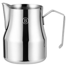 발룬피니 스텐 304 스팀피쳐 밀크저그 500ml, 실버, 1개