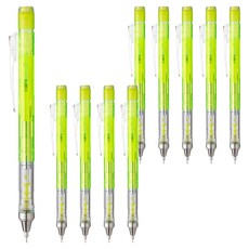 Tombow 蜻蜓牌 MONO MONO graph 自動鉛筆 透明萊姆, 0.5mm, 10個