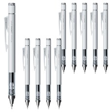 Tombow 蜻蜓牌 MONO MONOGRAPH 自動鉛筆 中性霧麵灰, 0.5mm, 10個