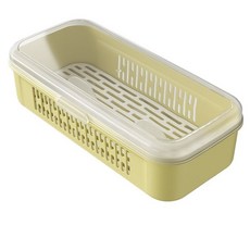 히라훔 대용량 뚜껑 수저통, 옐로우, 1개 옐로우, 1개