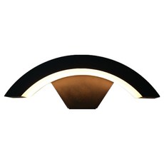 비츠조명 LED 라운드 인테리어 야외 18W 벽부등, 블랙