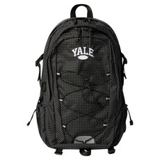 yale 男用Think後揹包 37L, 格紋黑