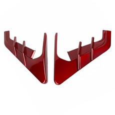 bebehome 雷霆側翼鏡頭保護飾蓋2件組 21~23年 亮光紅, 1套, 特斯拉Model 3/Y