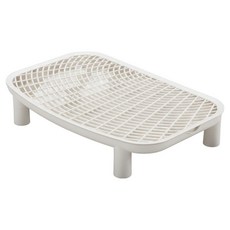 doongdoongpet 貓用高度可調防落砂除砂腳踏墊, 白色, 1個