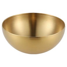 바름마켓 스테인리스 스틸 그릇 18cm, 골드, 1개