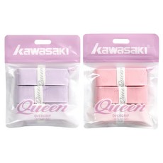 kawasaki 川崎 運動握把 2款 x 3入組 Queen Q5, 紫色, 粉紅色, 1套