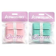 kawasaki 川崎 運動握把 2款 x 3入組 Queen Q5, 粉紅色, 薄荷綠, 1套