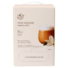 커피빈 바닐라라떼, 21.6g, 1개, 40개입