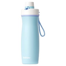 bablov 花伴森 316曲線運動保溫瓶, 生命力藍, 1個, 500ml