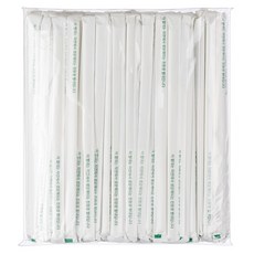 The Feel Venti 可生物分解環保一次性直式吸管 25 x 0.7cm, 250個, 1入