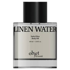 ObjetByKundal 緞光亮澤身體油 亞麻水香, 1個, 100ml