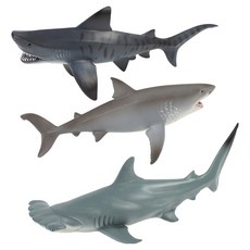 MOMOS Hollow 公仔 黑鯊 + 白鯊 + 雙髻鯊, 1套