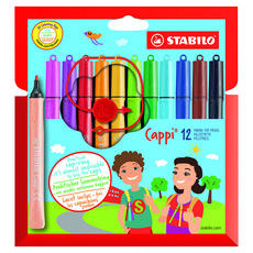 스타빌로 카피 12색 사인펜 + 카드보드 세트, 단품, 1세트