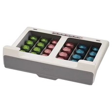 Lumion 免鑽孔 Nespresso 膠囊咖啡收納盒, 灰色, 1個