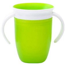 도아미 아기 흘림방지 물컵, 그린, 1개, 240ml