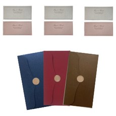 르미에 고급 감사 답례 용돈봉투 6p + 메모속지 2종 x 3p + 스티커 6p 세트, 블루, 블루, 레드, 레드, 브론즈브라운, 브론즈브라운(용돈봉투), 화이트, 핑크(메모속지), 1세트