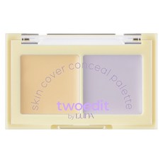 Twoedit 植萃光采遮瑕盤, 02 提亮校色, 1個