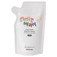 Petinube 屏障嬰兒臀部清潔露 補充包, 1個, 250ml