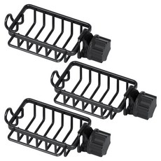 아케이바이 공중부양 고급형 물빠짐 수세미 거치대, 3개, 블랙