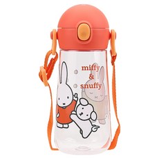 릴팡 아동용 더보틀 몰리 원터치 어깨끈 트라이탄 미피 물통, 혼합색상, 1개, 470ml