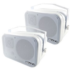 에펠 매장외부용 방수 스피커 2p 세트, 화이트, LOG-520NWP